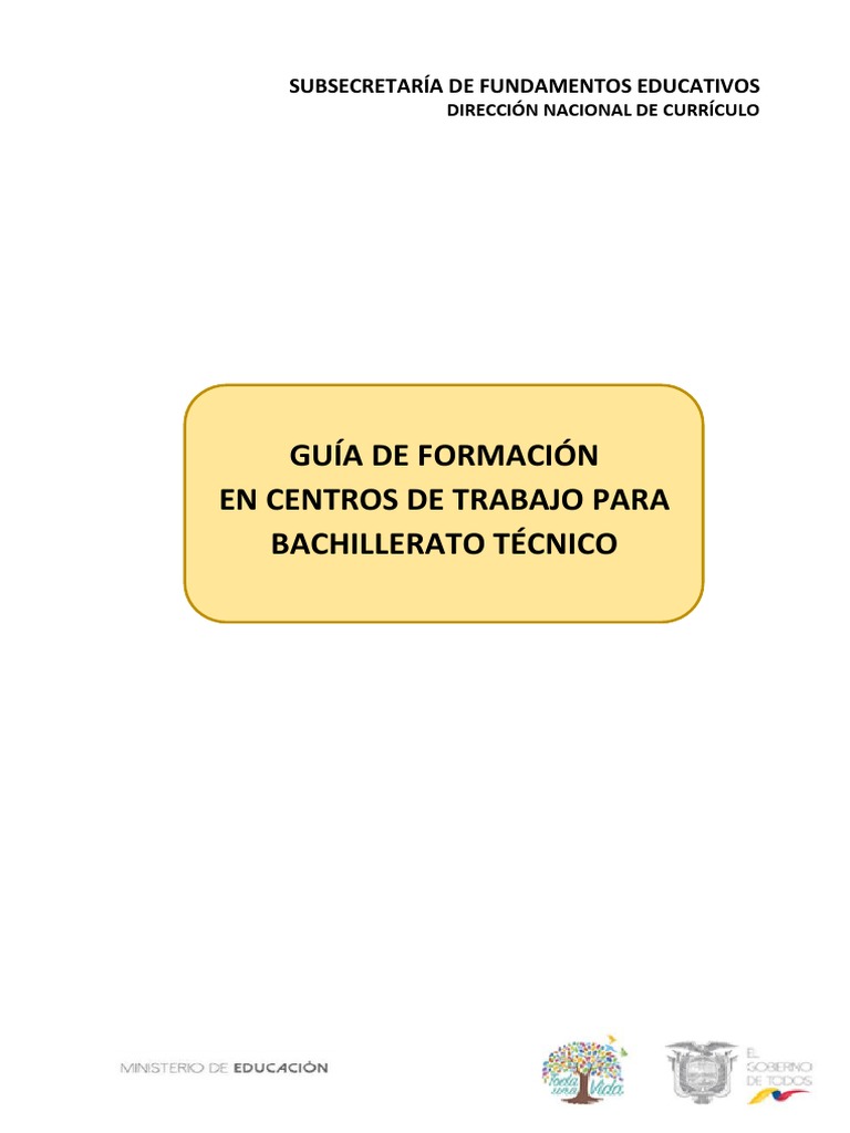 Guia para La Formacion en Centros de Trabajo 2022 | PDF | Economias