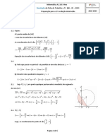 Ficha Revisão de Geometria Analítica 10º