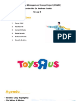Toys R Us Group Project Recovery Plan