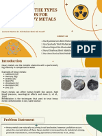 3 REMEDIATION TECHNOLOGY REVIEWING ON THE TYPES OF REMEDIATION FOR REMOVAL HEAVY METALS: Case Studies