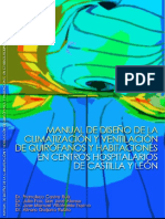 Manual de Diseño de La Climatización y Ventilación de Quirófanos y Habitaciones en Centros Hospitalarios de Castilla y León