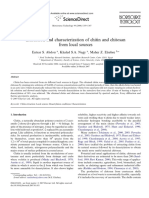 Extraction and characterization of chitin and chitosan