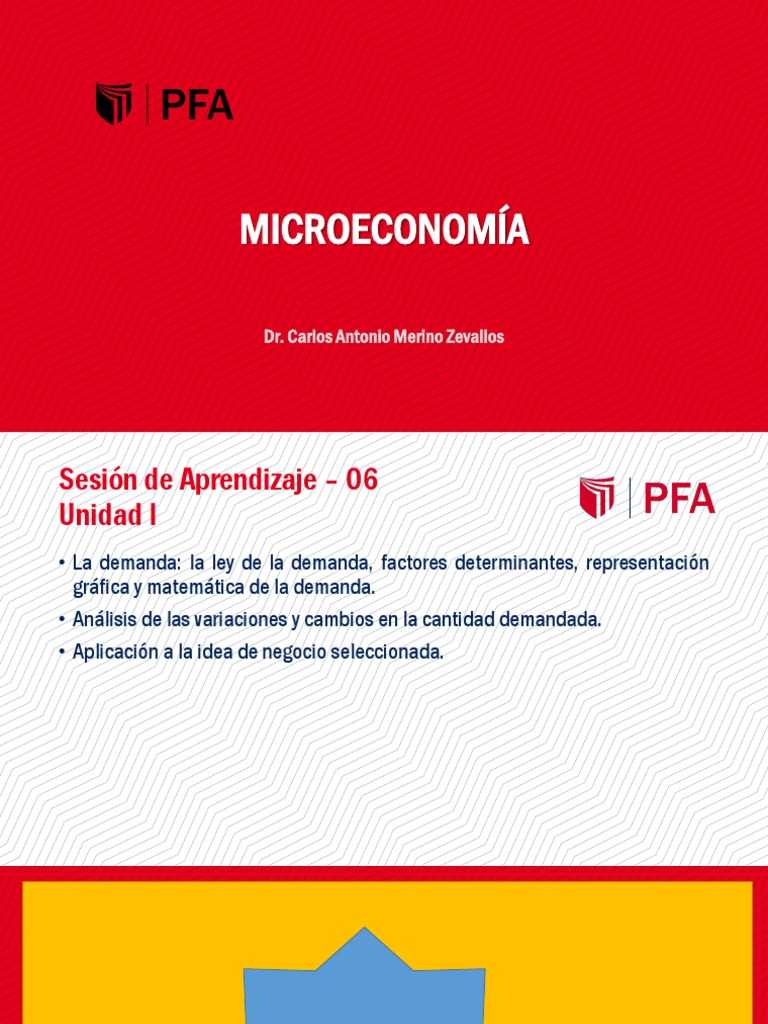 Análisis de la Demanda en Microeconomía | PDF | Oferta y demanda | Demanda