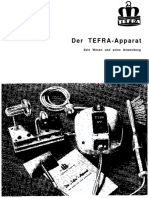 Der TEFRA-Apparat, Sein Wesen Und Seine Anwendung
