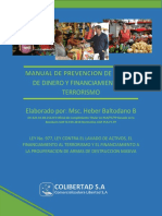 Portada Manual de Pld Colibertad