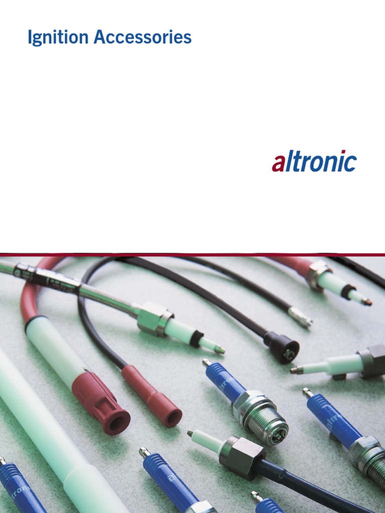 Altronic Ignition Accesories | PDF | Electrical Connector | Ignition System