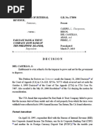 10 CIR v. Far East Bank - Trust Company GR No. 173854 March 15, 2010