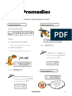 KFR. IV Bim - 1er. Año - Arit - Guía 5 - Promedios