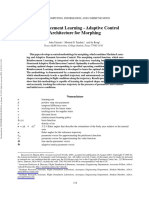 A Reinforcement Learning - Adaptive Control Architecture For Morphing