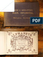 Brodie & Middletons Plain, Ornamental, and Mediaeval Alphabets - Edward Cover - 1871