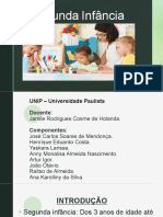 Segunda Infância: Desenvolvimento físico, cognitivo e linguagem