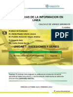 TECNOLOGIAS DE LA INFORMACION EN LINEA: SUCESIONES Y SERIES