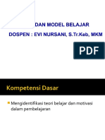 Teori Dan Model Belajar