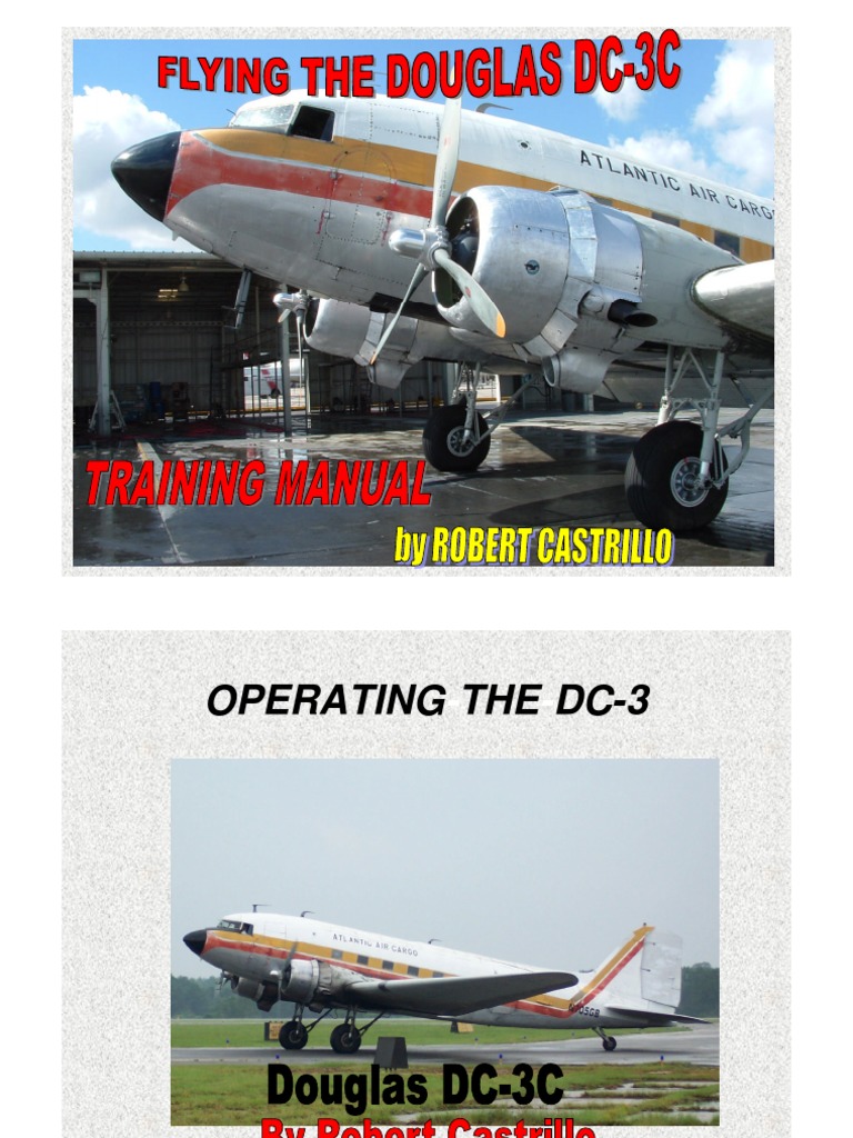 DC-3 Operating Procedures Guide | PDF | Pump | Valve