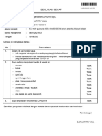 DEKLARASI SEHAT COVID-19