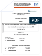 Etude Technique de La Communication À Distance Avec Protections Numériques Du Poste EL OUALI À Fès - Nezar OUAZZANI TAYBI