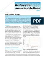 Yield Monitor Accuracy