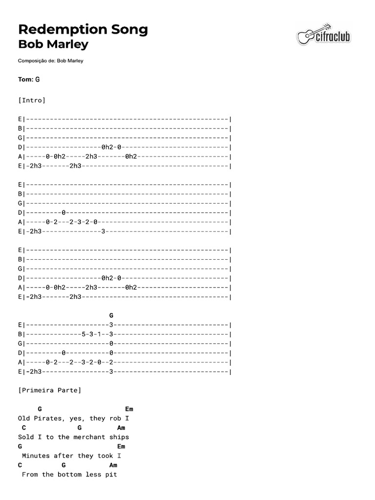 Redemption Song | PDF