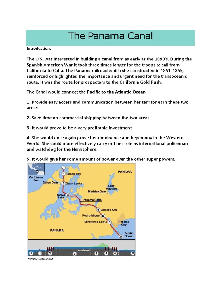 The Panama Canal | PDF | Panama Canal | Panama