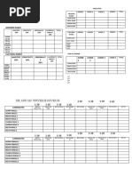 Criteria of Judging