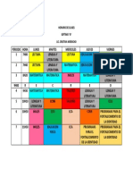 Horario de Clases 7mo B