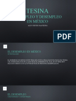 El empleo y desempleo en México