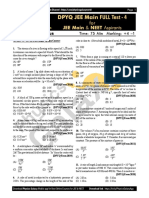 JEE Main DPYQ Full Syllabus PAPER-4