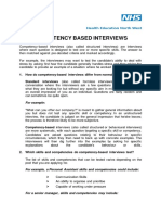 Competency Based Interview Handout
