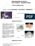 Mineralogía - Sesion 13