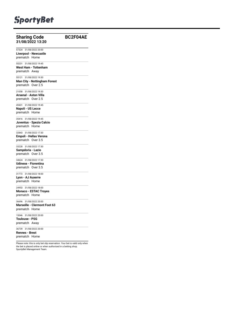 Football Games Today, Matches Betting PDF