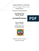 Mathematics Related To Civil Society: Ramanujan's Contributions