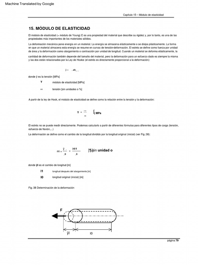 Módulo de Elasticidad: Definición y Métodos | PDF | Resistor ...