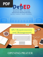 SPJ Requirements and Management