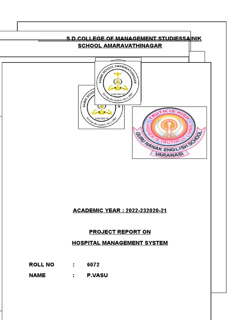 Hospital Management System Project Report | PDF | Software Testing ...
