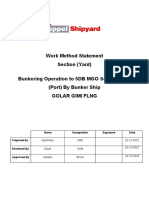 WMS-CA-C021 - Work Method Statement - MGO Bunkering To 5DB MGO Service Tank (By Barge)