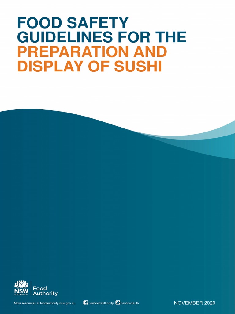 Sushi Preparation and Safety Guidelines | PDF | Sushi | Foods