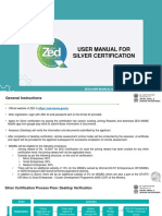 User Manual Silver Certification - 20.04.2022