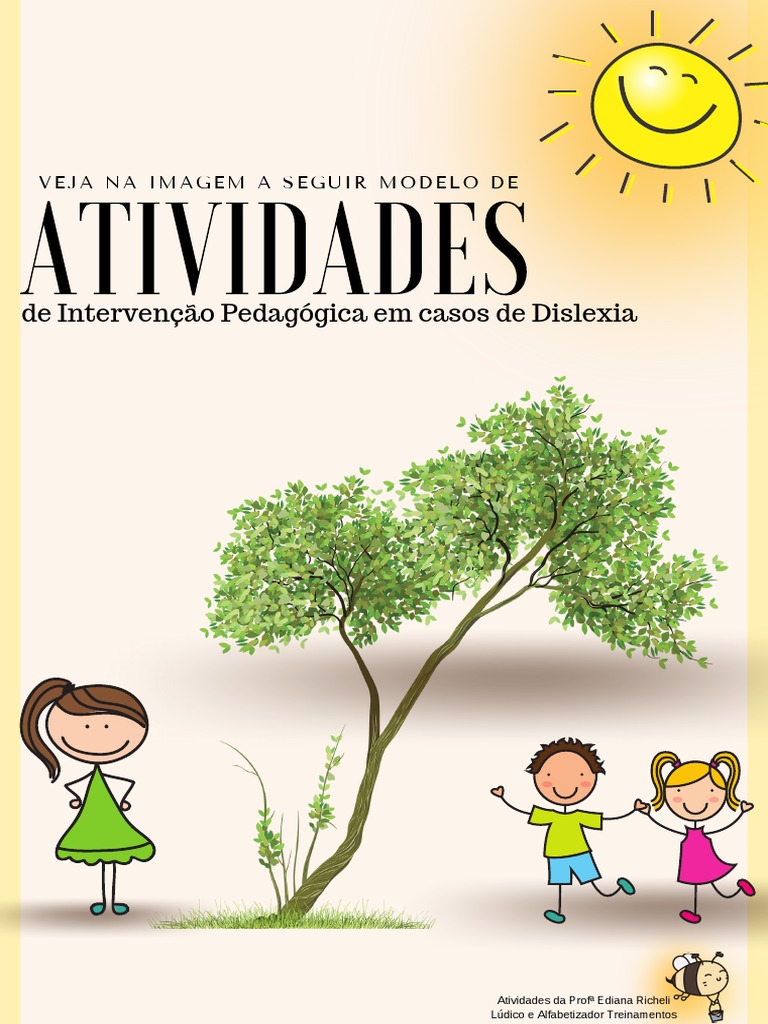 Intervenção Pedagógica - Atividade para Dislexia | PDF