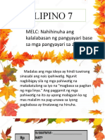 Fil7 - Week 2 - Day 2 - Nahihinuha Ang Kalalabasan NG Mga Pangyayari