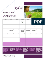 Computer Calendar of Activities