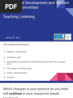 Teaching Listening Workshop