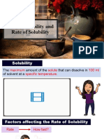 5.2 (C) Solubility and Rate of Solubility