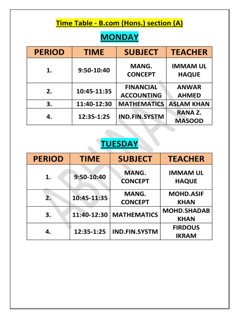 Time Ta | PDF