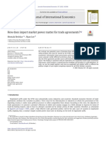 2022 How Does Import Market Power Matter For Trade Agreements