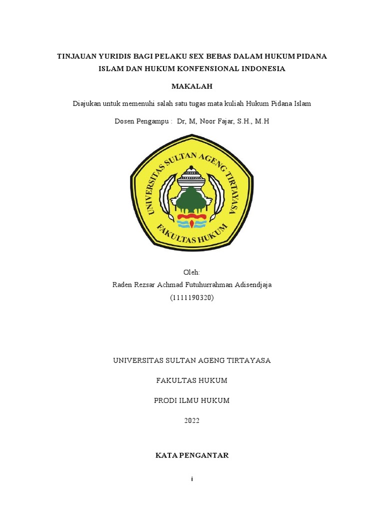 Tinjauan Hukum Pidana Islam terhadap Zina | PDF | Agama & Spiritualitas