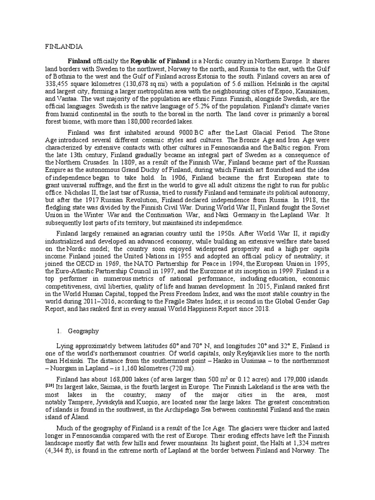 FINLANDIA PDF Finland (Government)