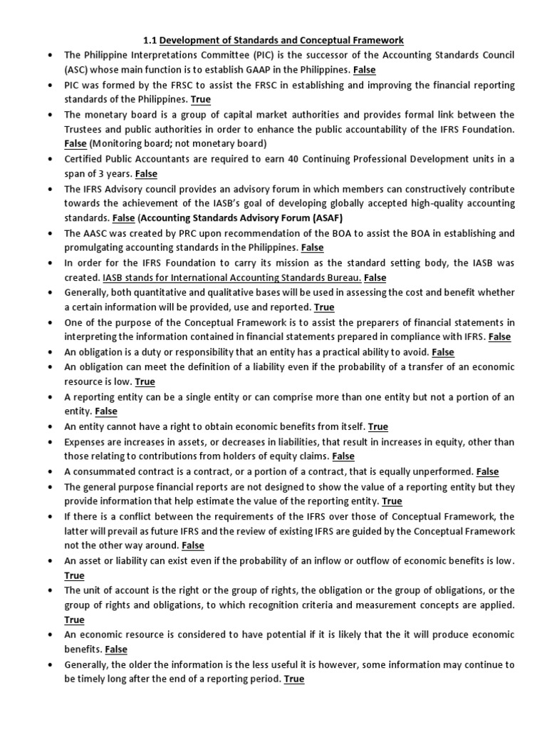 CFAS Exams Reviewer PDF Intangible Asset International Financial