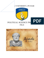 Political Science Project File: Amity University, Punjab