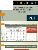 3rd Q-Acceleration Due To Gravity