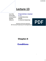 Programming Languages Lecture-13 Fall-2022